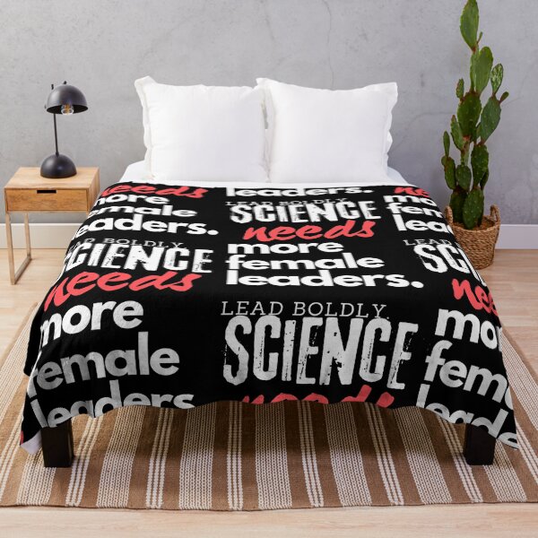 Item preview, Science Empowers Bold Women In Red And White designed and sold by SplashTastic.