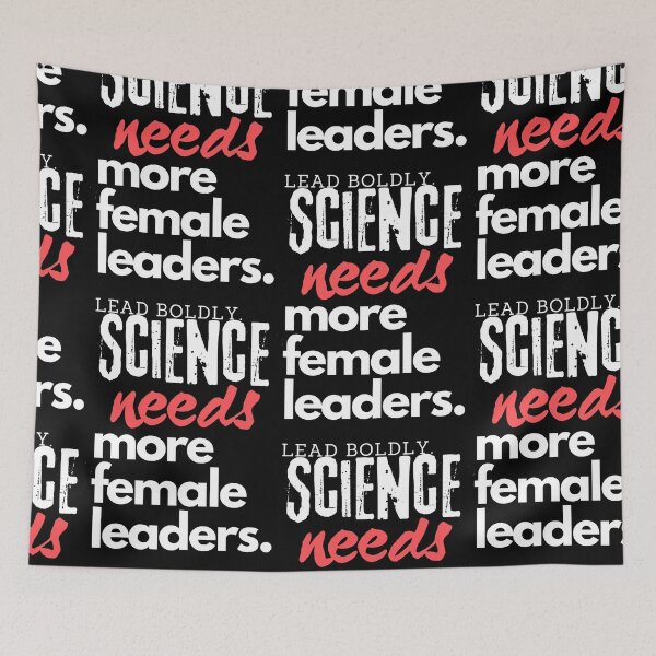 Item preview, Science Empowers Bold Women In Red And White designed and sold by SplashTastic.