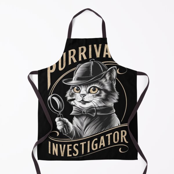 Item preview, Purrivate Investigator – Funny Detective Cat Art designed and sold by Reichcorp.