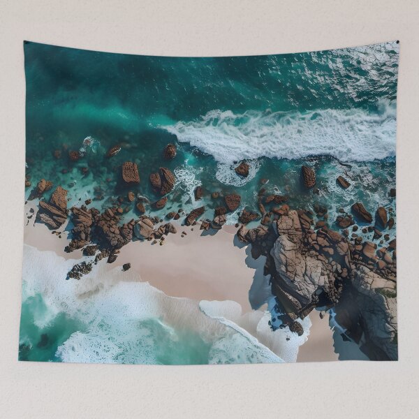 Item preview, Rugged Coastline designed and sold by Pixel Press Prints.