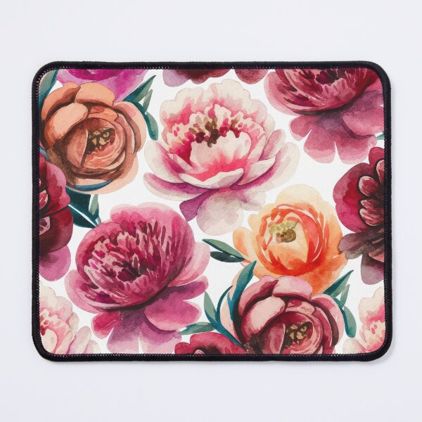 Item preview, Beautiful vector seamless floral pattern with watercolor hand drawn gentle summer flowers. Stock illustration. Natural artwork. designed and sold by paratynka.