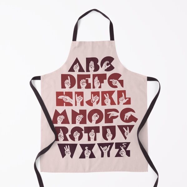 Item preview, ASL Alphabet Sign Language- Brown designed and sold by nukartDesigns.