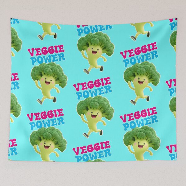 Item preview, Veggie Power, funny broccoli designed and sold by Mauswohn.