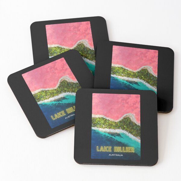 Item preview, Lake Hillier Pink Lake Australia Sticker | Travel Souvenir Gift   designed and sold by twentytwo ART souvenir designs.