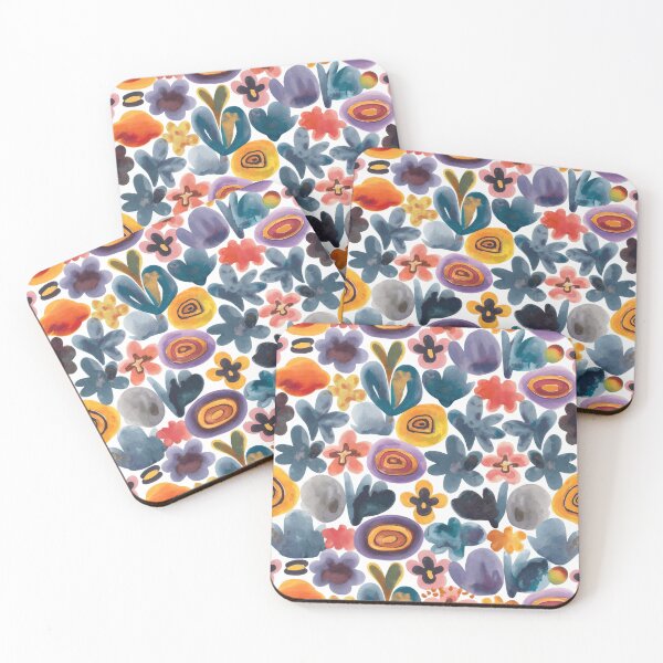 Item preview, Beautiful vector seamless floral pattern with watercolor hand drawn gentle summer flowers. Stock illustration. Natural artwork.	 designed and sold by paratynka.