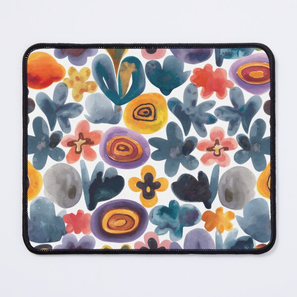 Item preview, Beautiful vector seamless floral pattern with watercolor hand drawn gentle summer flowers. Stock illustration. Natural artwork. designed and sold by paratynka.