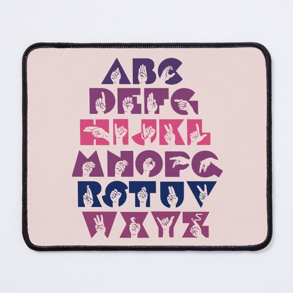 Item preview, ASL Alphabet Sign Language designed and sold by nukartDesigns.
