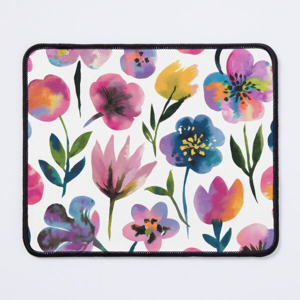 Item preview, Beautiful vector seamless floral pattern with watercolor hand drawn gentle summer flowers. Stock illustration. Natural artwork. designed and sold by paratynka.