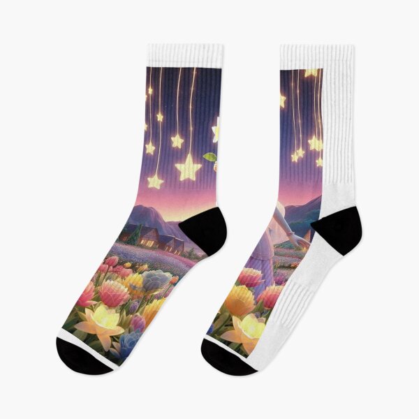 Item preview, Floral Nights: Stargazing Princess - Relaxed Celestial Vibe designed and sold by choder61.