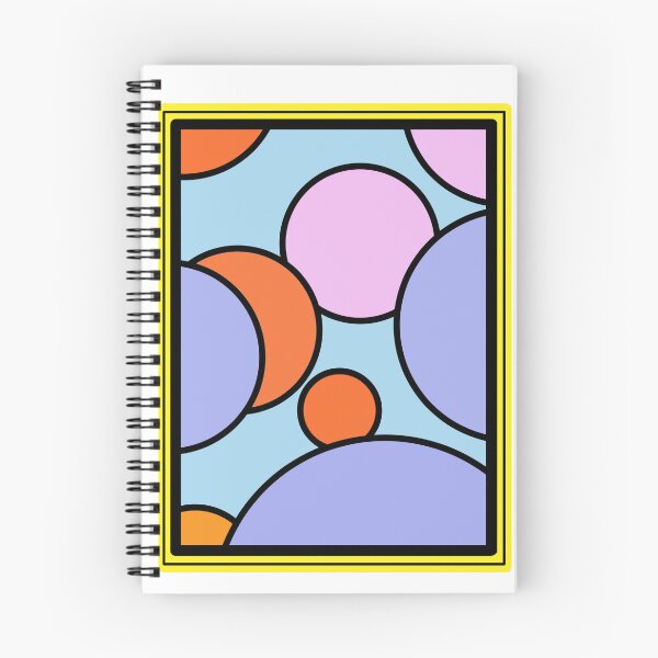 Item preview, Colourful popart framed circles designed and sold by Lunarviewpoint.