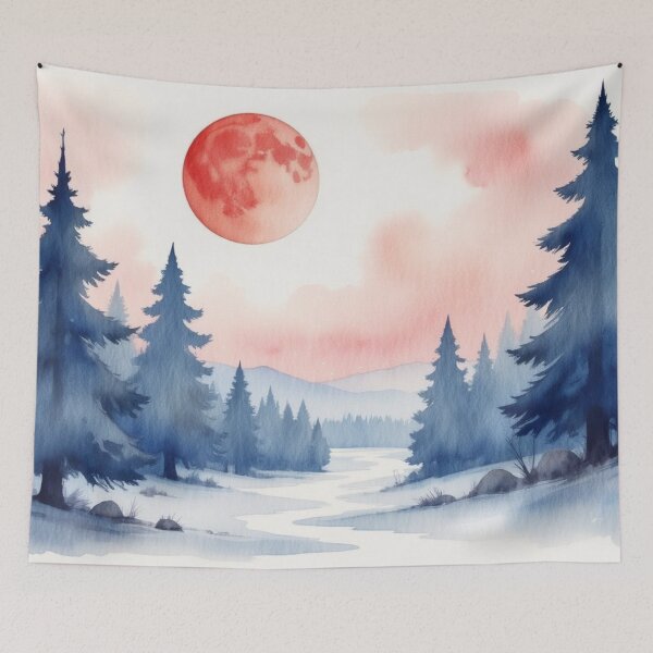 Item preview, Winter’s Crimson Glow designed and sold by fkc666.