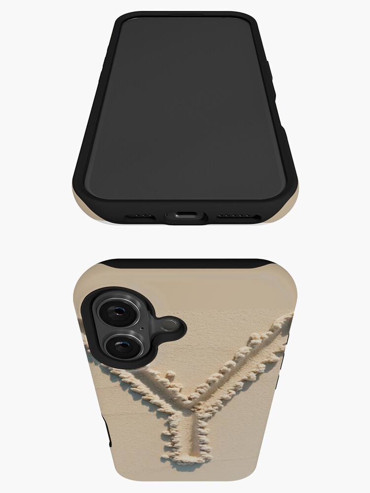 Thumbnail 3 of 4, iPhone Case, SAND LETTER Y designed and sold by Art-type.