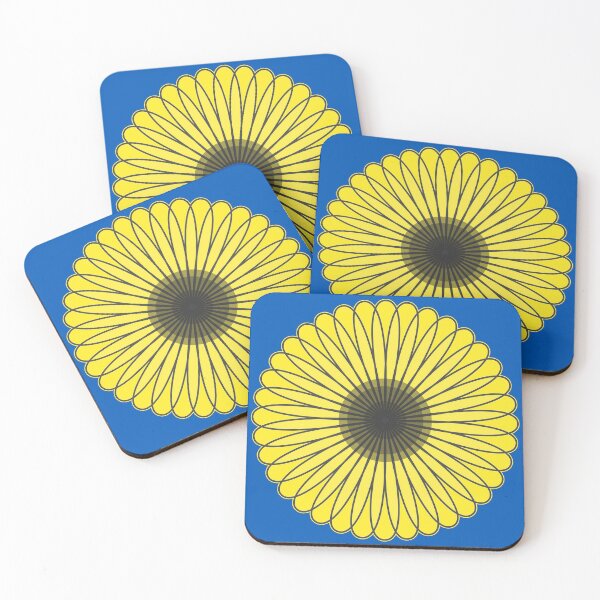 Item preview, Pro Ukraine Design - Beautiful Blue and Yellow Sunflower - Some Patterns designed and sold by MoePark.