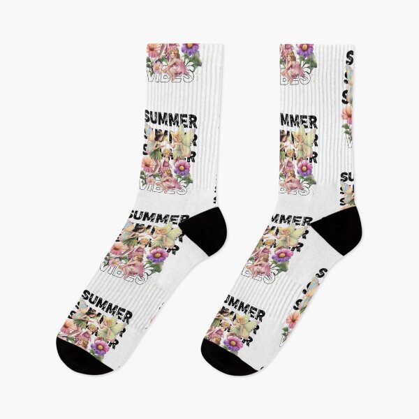 Item preview, Whimsical Fairies Dancing Among Oversized Flowers with Bold Summer Text – Enchanting Fantasy Art designed and sold by Colorful-Garden.