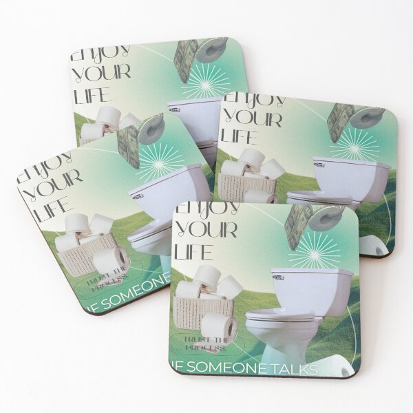 Item preview, Enjoy Your Life with a Good Toilet Seat designed and sold by AnanasTassie.