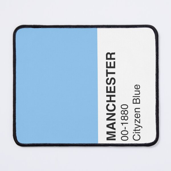 Item preview, Manchester Blue Cityzen Colour Swatch - Full Width designed and sold by The Colourful Game.
