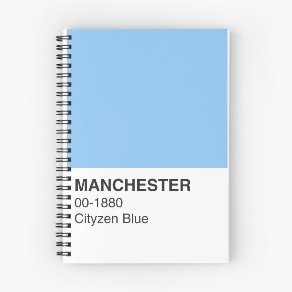 Item preview, Manchester Blue Cityzen Colour Swatch - Full Width designed and sold by The Colourful Game.