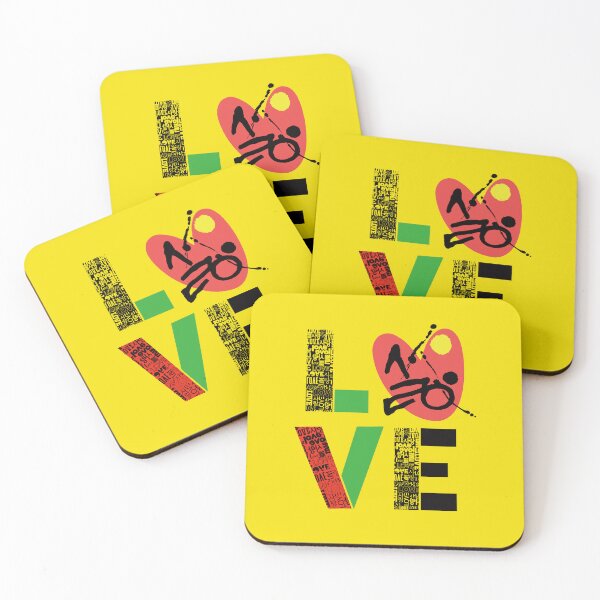 Item preview, LOVE design using Love & Korean letters Sarang. designed and sold by hojeong-art.