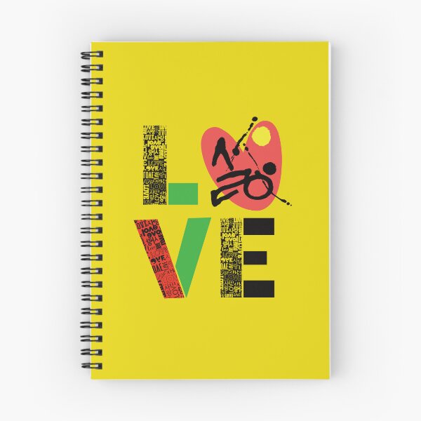 Item preview, LOVE design using Love & Korean letters Sarang. designed and sold by hojeong-art.