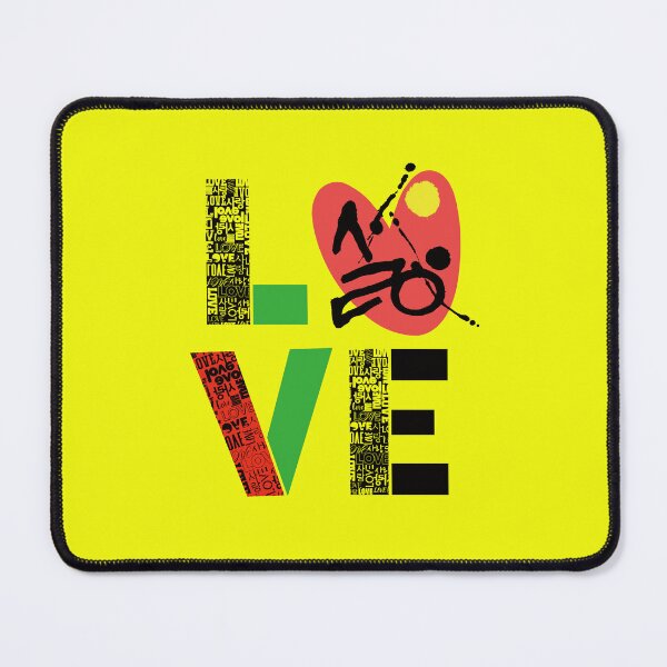 Item preview, LOVE design using Love & Korean letters Sarang. designed and sold by hojeong-art.