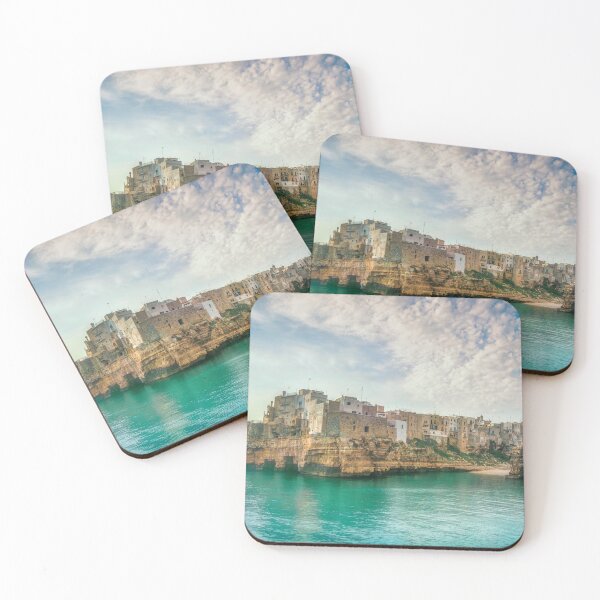 Item preview, Polignano a Mare village on the rocks in the morning designed and sold by Stefano Orazzini.