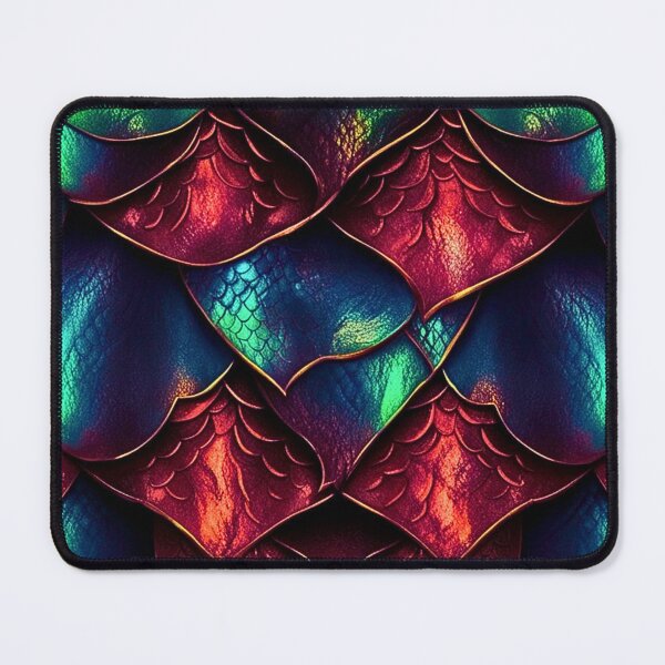 Item preview, Metallic Dragon Scales - Fantasy Texture Pattern designed and sold by Retro Kingdom Boutique.