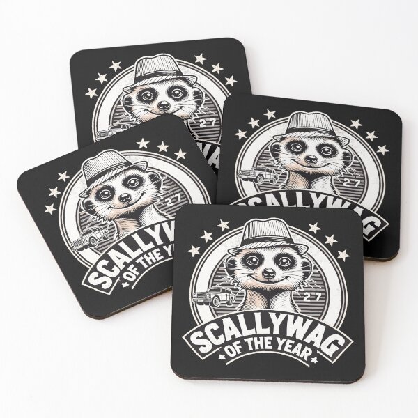 Item preview, Scallywag of the Year Meerkat Funny Gift designed and sold by Pineapple-Tree.