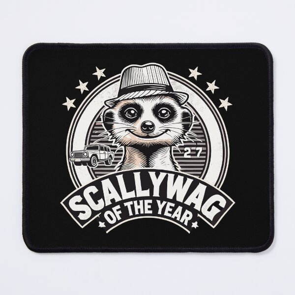 Item preview, Scallywag of the Year Meerkat Funny Gift designed and sold by Pineapple-Tree.