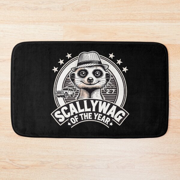 Item preview, Scallywag of the Year Meerkat Funny Gift designed and sold by Pineapple-Tree.