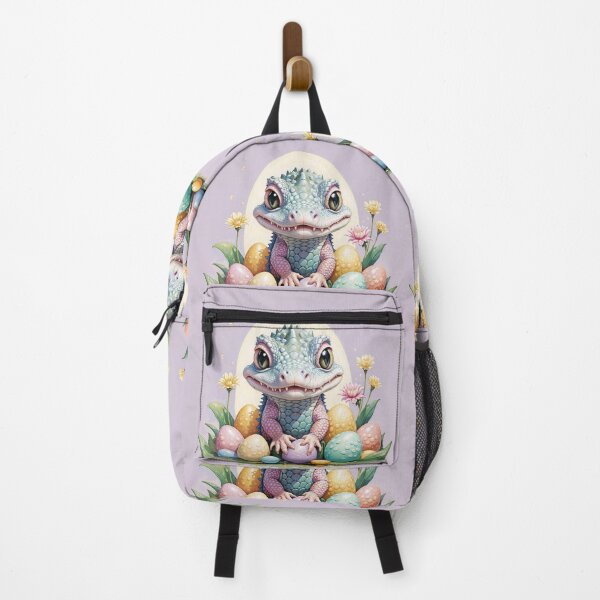 Item preview, "Adorable Baby Dragon in Easter Wonderland – Fantasy Springtime Art" designed and sold by Freestyle Designs.