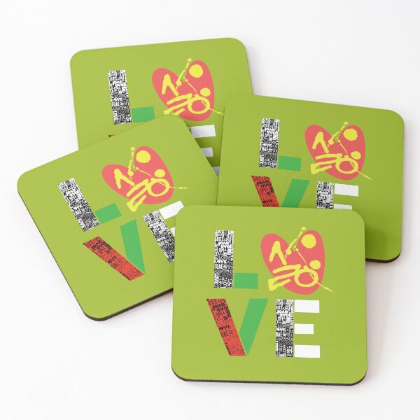Item preview, LOVE design using Love & Korean letters Sarang. designed and sold by hojeong-art.