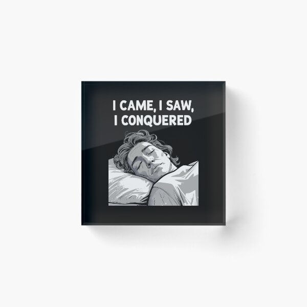 Item preview, I Came, I Saw, I Conquered…Then I Slept designed and sold by postprocess.