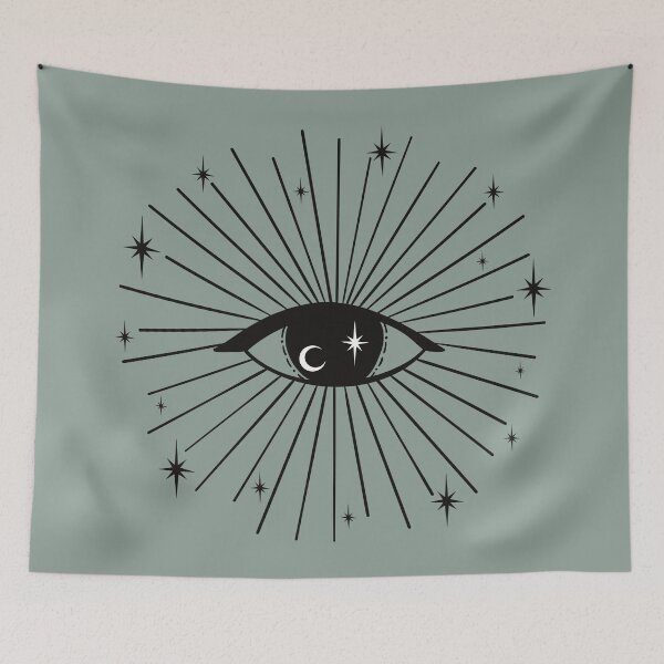 Item preview, Magical Evil Eye (black version) designed and sold by MadelaneWolf.