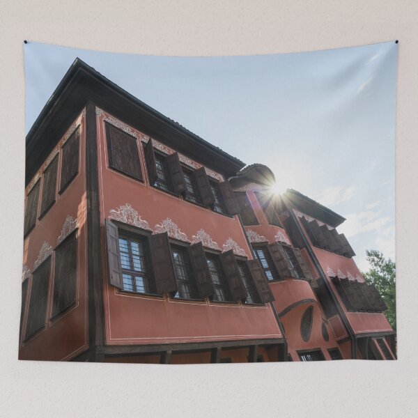 Item preview, Old Town Plovdiv Beautiful Georgiadi Mansion with a Sunburst designed and sold by Georgia Mizuleva.