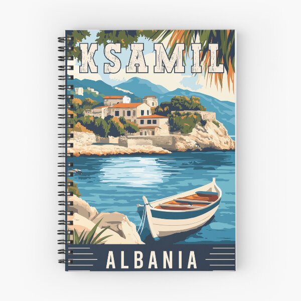 Item preview, Discover Mediterranean Paradise of Ksamil in Albania - Travel Art designed and sold by turtlestart.