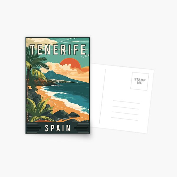 Item preview, Discover Stunning Canary Islands and Tenerife in Spain - Travel Art designed and sold by turtlestart.