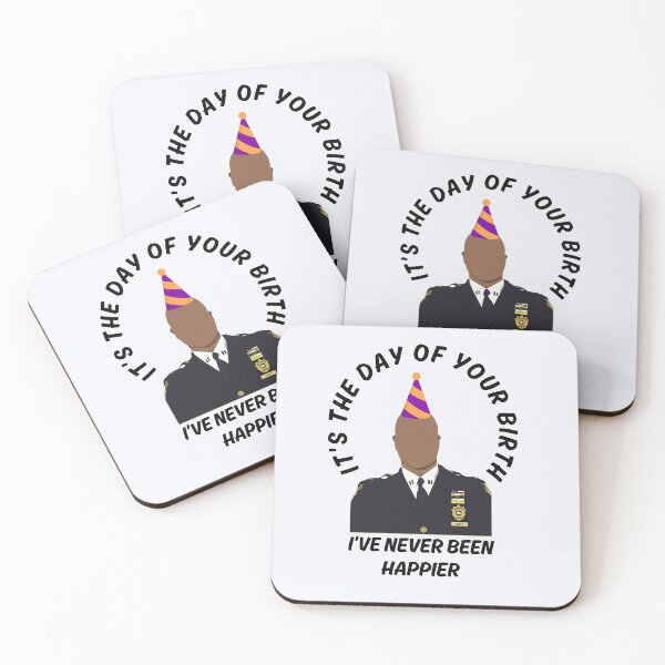 Item preview, It's The Day Of Your Birth, Capt. Holt Has Never Been Happier! designed and sold by Fanverse Merchandise.