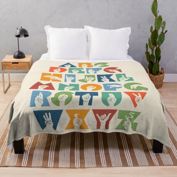 Item preview, ASL Alphabet Sign Language- Color designed and sold by nukartDesigns.