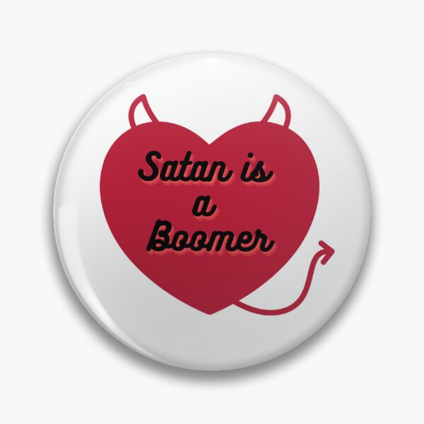 Item preview, Satan is a Boomer designed and sold by WarholWhiz.