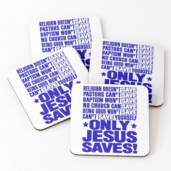Item preview, Only Jesus Saves designed and sold by plushism.