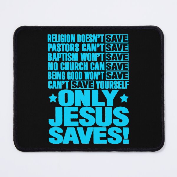 Item preview, Only Jesus Saves designed and sold by plushism.