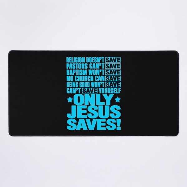 Item preview, Only Jesus Saves designed and sold by plushism.