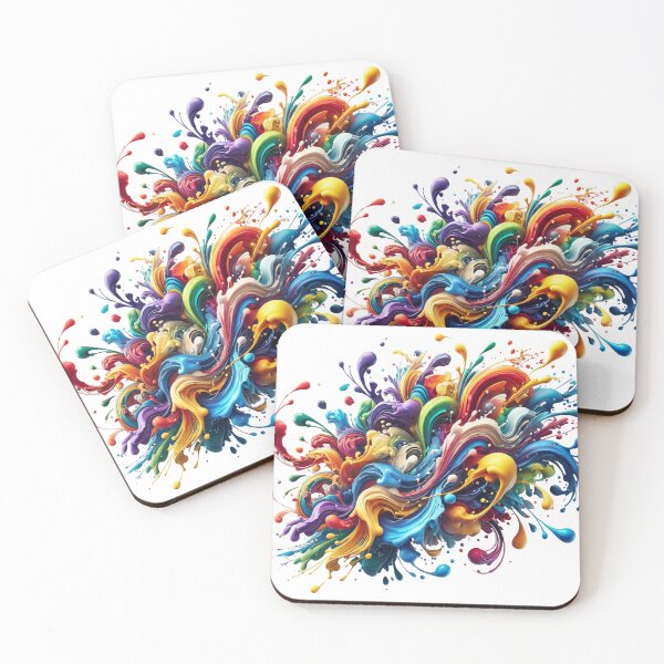 Item preview, Explosion of Colors - Abstract Paint Splash designed and sold by gtrock.