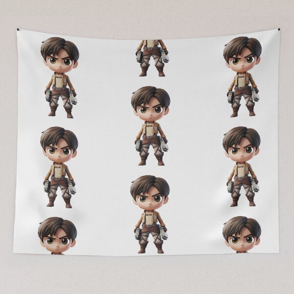 Item preview, Chibi Titan Slayer  Eren Yeager in Survey Corps Gear designed and sold by Innamalinka.