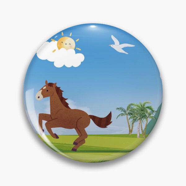 Item preview, Jeju Horse (제주마) – Cute Korean Island Design designed and sold by mycreastyle.