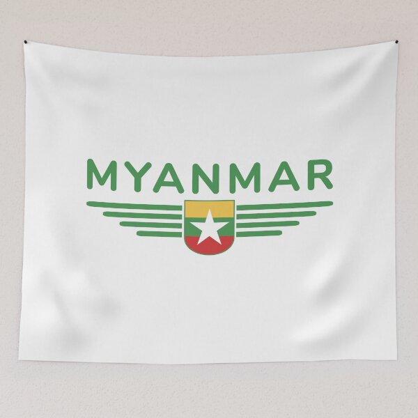 Item preview, Myanmar T-Shirt – A touch of tradition designed and sold by ElvisU.