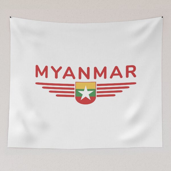 Item preview, Myanmar T-Shirt – A touch of tradition designed and sold by ElvisU.