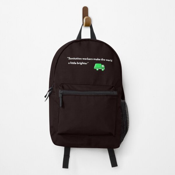 Item preview, "Sanitation workers make the world a little brighter" designed and sold by Boardwalkmerch.