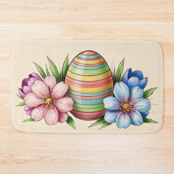 Item preview, Happy Easter Easter Egg Flowers Spring designed and sold by Design_Your_Day.