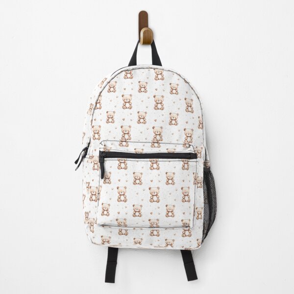Item preview, minimalistic brown bear pattern designed and sold by PoppyLaneStudio.